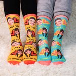 Custom Multi-color and Unisex Funny Face Socks