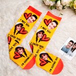 Custom Multi-color and Unisex Funny Face Socks