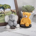 Personalisierte Handgefertigte Haustier Portrait Statue mit Schild und Sockel Hase Hund Katze Papagei Schildkröte Geschenk für Tierliebhaber