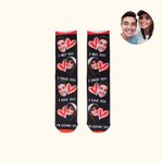 Custom Multi-color and Unisex Funny Face Socks