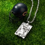 Customized Football Necklace with Number and Name