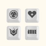 Valorant Ability Keycap Set for Cherry MX Laser Etched For Game Lover