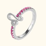 Personalized Birthstone Leo Zodiac Ring