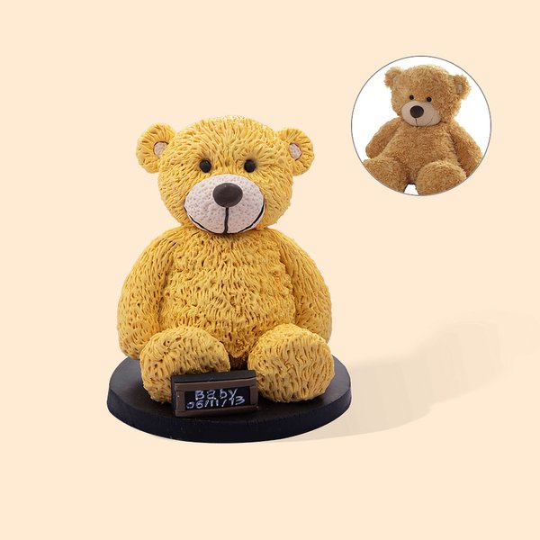 Personalized Handmade Pet Portrait Statue Photo Dog Cat Parrot Tortoise Hamster Horse Portrait Statue Pet Lover Gift Pet Memorial Gift