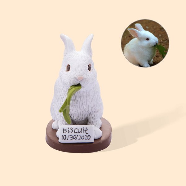 Personalized Handmade Pet Portrait Statue Photo Dog Cat Parrot Tortoise Hamster Horse Portrait Statue Pet Lover Gift Pet Memorial Gift