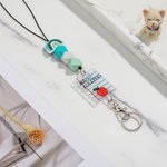 Personalised Teacher Notebook Lanyard