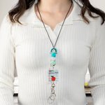 Personalised Teacher Notebook Lanyard