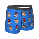 Boxers personalizados para hombre con la mejor cara de papá