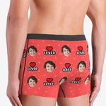 Personalised Lover Funny Face Men's Boxers