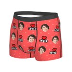 Personalised Lover Funny Face Men's Boxers
