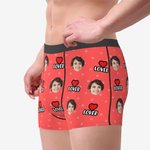 Personalised Lover Funny Face Men's Boxers