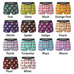 Cara graciosa personalizada con foto Labios rojos Boxer Brief Ropa interior masculina Regalo de San Valentín Aniversario para hombres