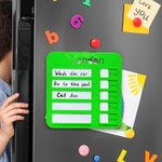 Aangepaste kind naam Chore Chart Dry Erase Magnetic Task Board