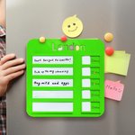 Aangepaste kind naam Chore Chart Dry Erase Magnetic Task Board
