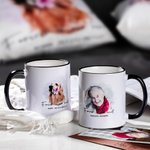 Custom Memorial Watercolor Photo Mug For Sympathy Gifts