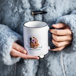 Custom Memorial Watercolor Photo Mug For Sympathy Gifts