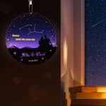 Personalisierte Konstellation Nacht Licht Ornamente Valentinstag Geschenk