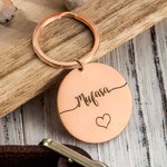 Individuelle Haustier-Informationen Anti-Verlust-Schlüsselanhänger