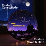 Personalisierte Konstellation Nacht Licht Ornamente Valentinstag Geschenk