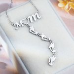Namn Namn Hjärta Fötter Mamma Halsband