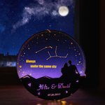 Personalisierte Konstellation Nacht Licht Ornamente Valentinstag Geschenk