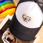 Cappellino da baseball personalizzato con foto dell'animale domestico
