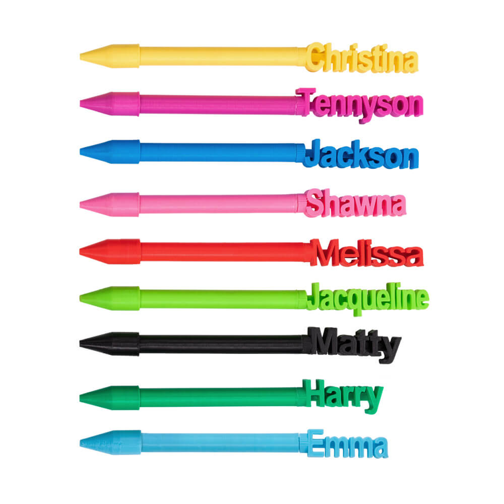 Personalized 3D Printed Name Pen