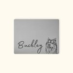 Custom Name Pet Mat Photo Dog Food Mat