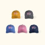 Custom Breast Cancer Themed Embroidered HOPE + Name Hat