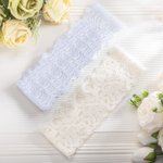 Personalisierte bestickte Spitze Hochzeit und Toss Strumpfbänder