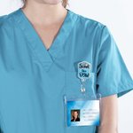 Custom Glitter IV Bag Nurse Badge Reel