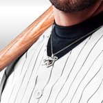 Personalised Infinity Baseball Name Necklace for Baseball Lover