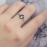 Custom Mini Flower Stackable Ring