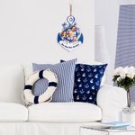 Personalized Anchor Hanging Ornament with Photos for Father Gift