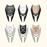 Engraved Golf Marker Divot Repair Tool