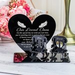 Custom Table Top Plaque centerpiece with Empty Chairs