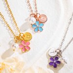 Custom Flower Girl Necklace