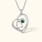 Personalisierte Stethoskop Halskette mit Geburtsstein und Namen Geschenk für Krankenschwester Arzt Medizinisches Personal Student