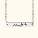 Collier Personnalisé avec Prénom Gravé sur Plaque Motifs d'Oreilles du Chien Cadeau Anniversaire pour Femme Amatrice de Chien