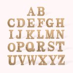 Personnalisé Nom Lettre Bébé Bois Jouets de Broyage Cadeau nouveau-né