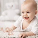 Personalised Baby Name Letter Wood Teether Toy Newborn Gift