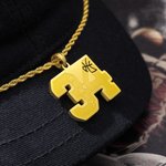 Individuelle Basketball Nummer Halskette mit Name