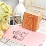 Anpassade unika fotoporträttstämplar