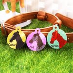 Personnalisé Étiquette d'identification Cheval Équestre