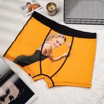 Personalized Funny Face Men's Boxers with Photo Valentine's Day Anniversary Gifts for Men