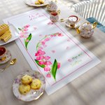 Birth Month Flower Tea Towel