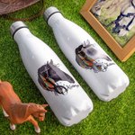 Personalized Horse 17oz Water Bottle with Name Birthday Horse Riding Gift for Horse Lover