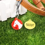 Personnalisé Étiquette d'identification Cheval Équestre