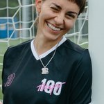 Aangepaste voetbalnummer ketting met naam