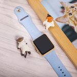 Custom 1-3 Dog and Cat Avatar Watch Band for Apple Watch